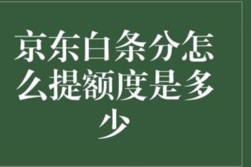 白条额度高效提升技巧